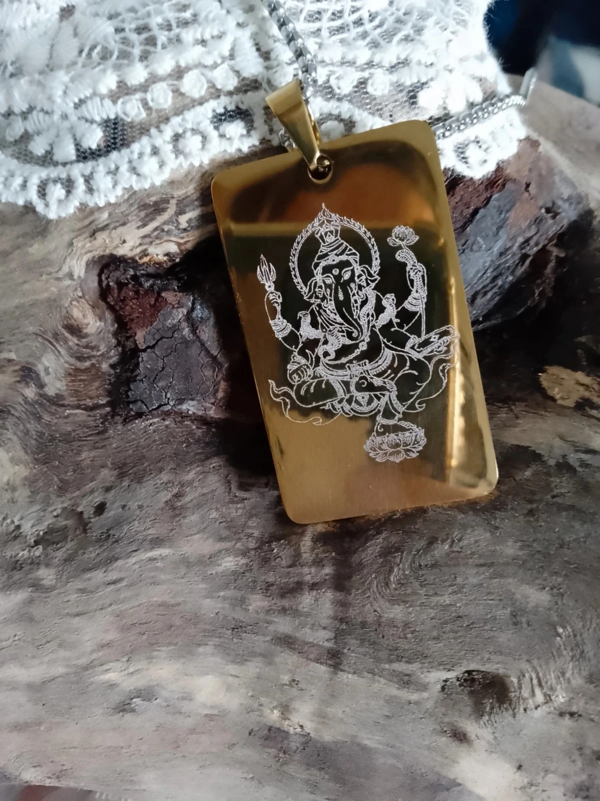 Collier carpe diem boeddhistisch medaillon – photo 2